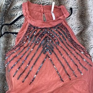 Sequined Tank Top